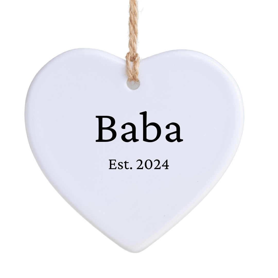 Baba Est 2024 Ornament