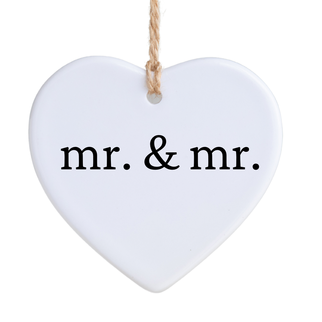 Mr & Mr Ornament