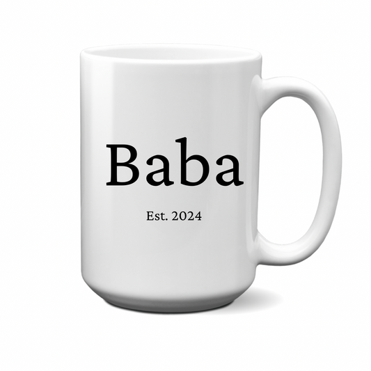 Baba Est 2024 Mug