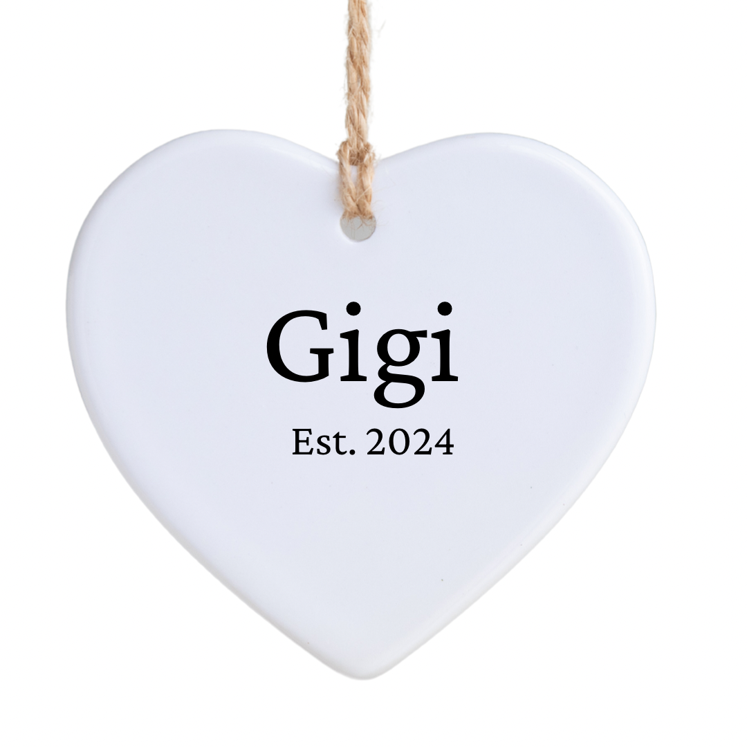 Gigi Est 2024 Ornament