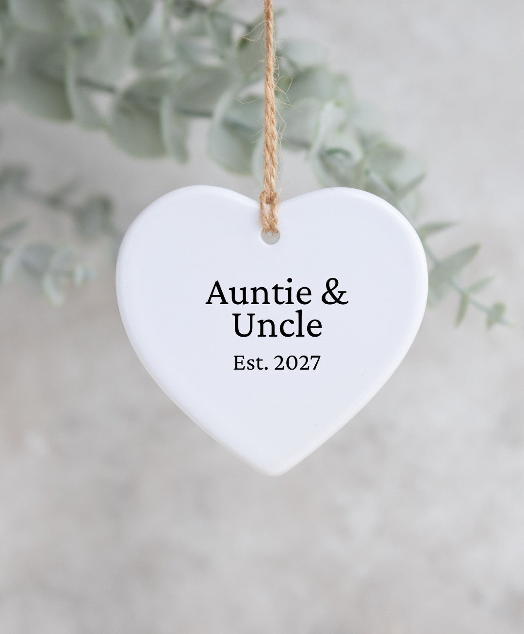 Auntie & Uncle Keepsake Ornament