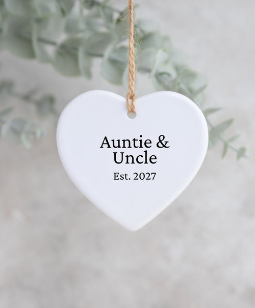 Auntie & Uncle Keepsake Ornament