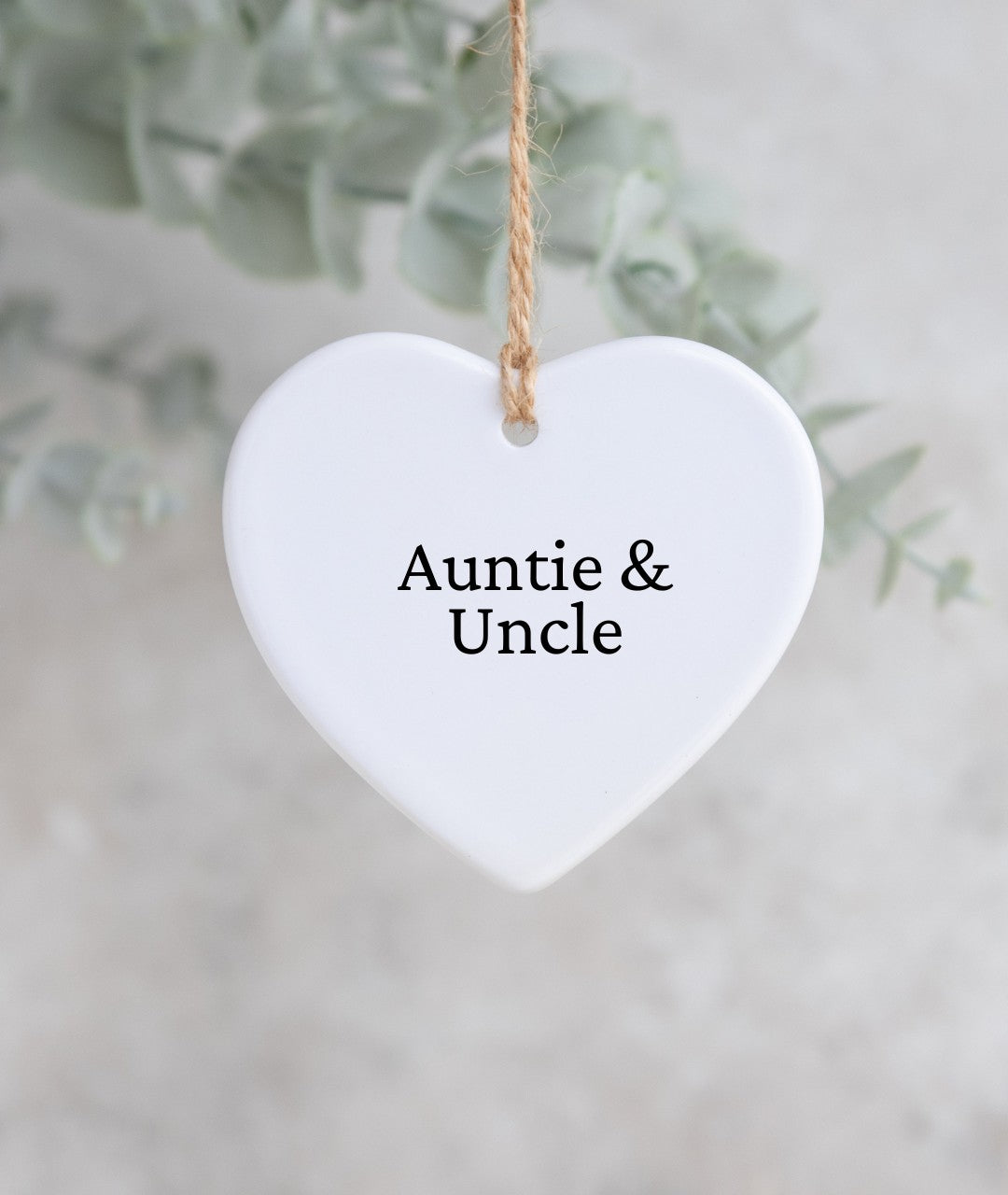 Auntie & Uncle Keepsake Ornament