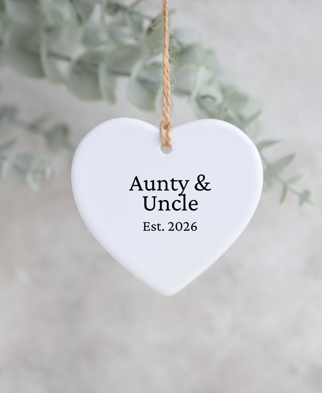 Aunty & Uncle Keepsake Ornament