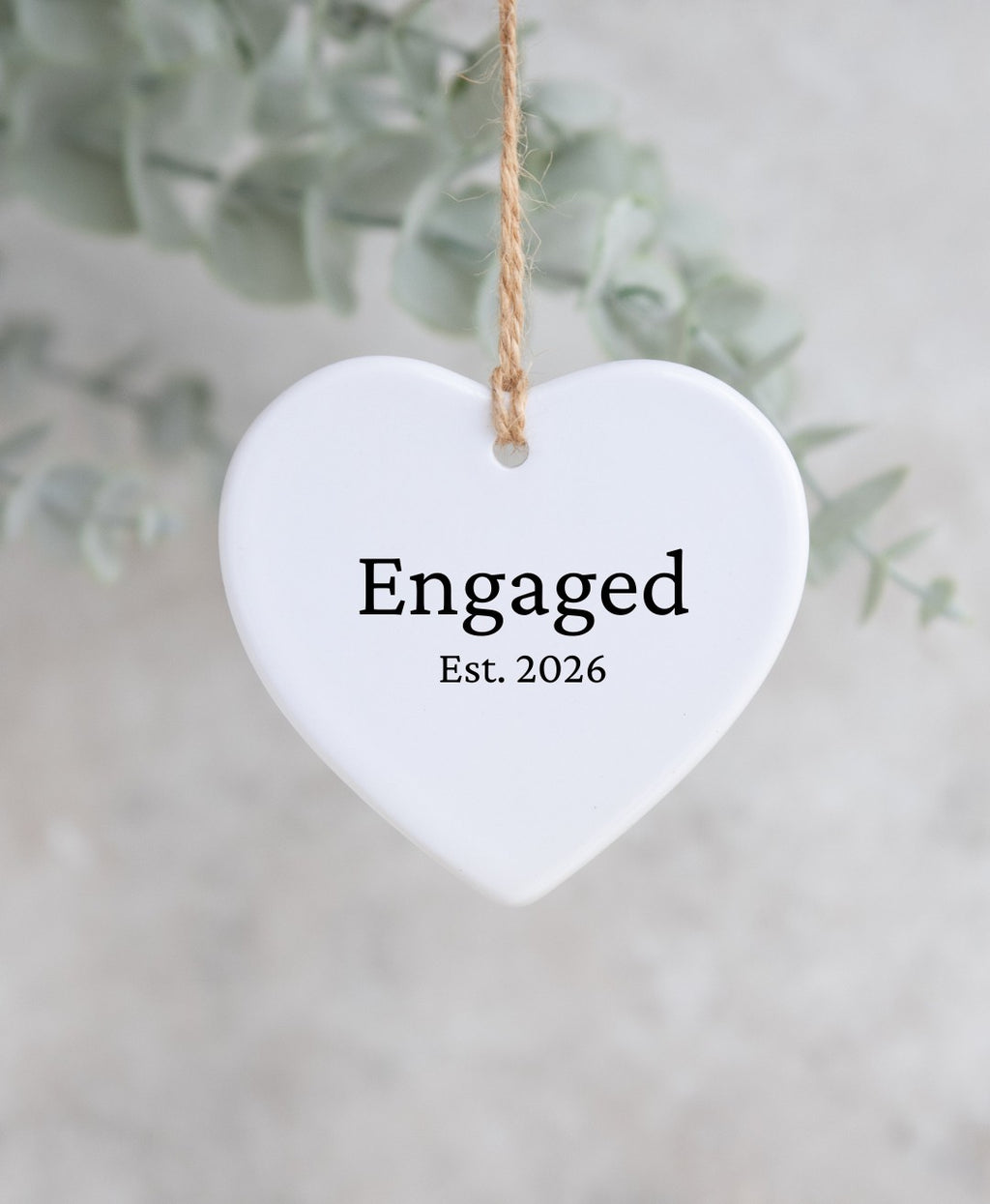 Engaged Keepsake Ornament