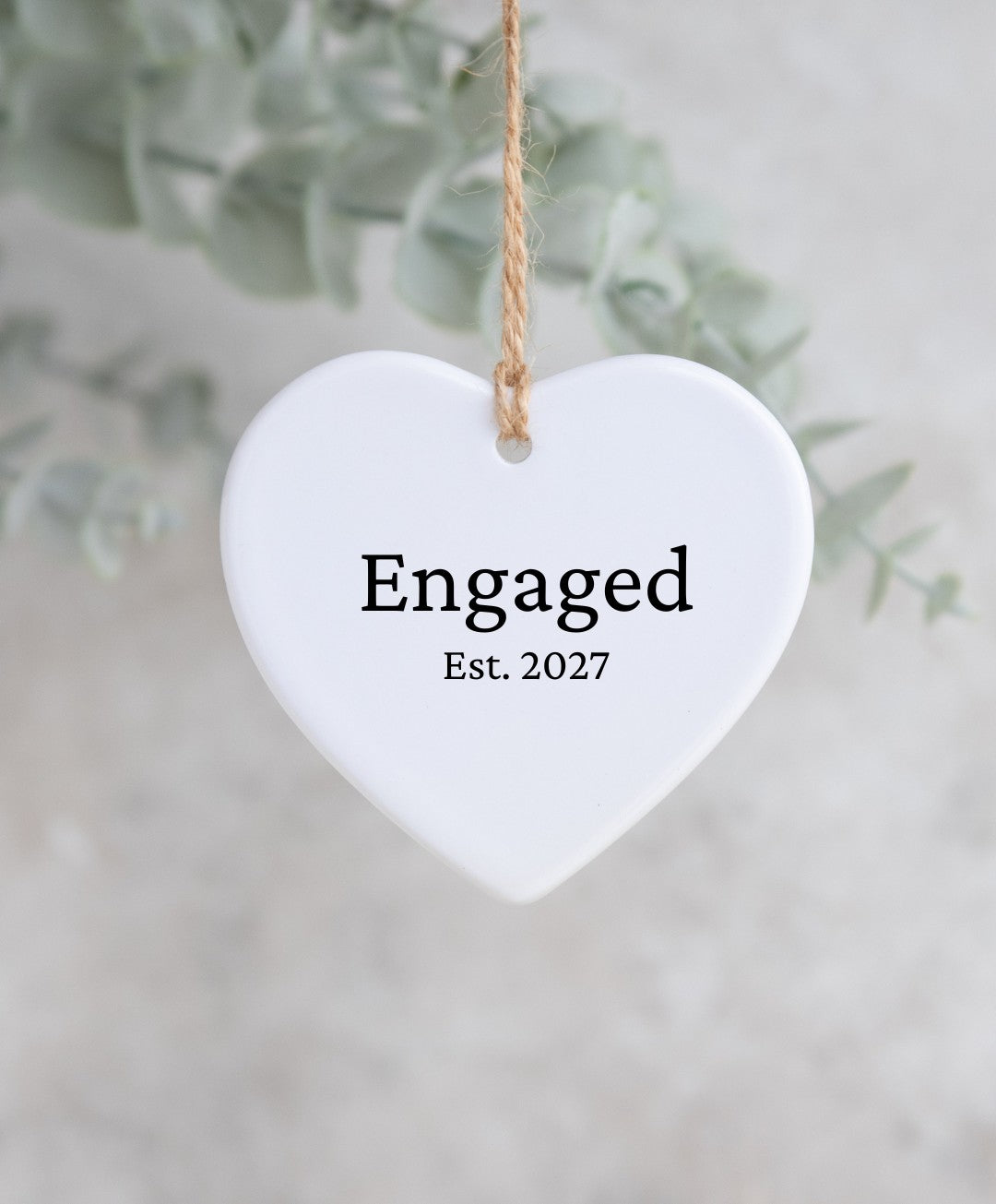 Engaged Keepsake Ornament