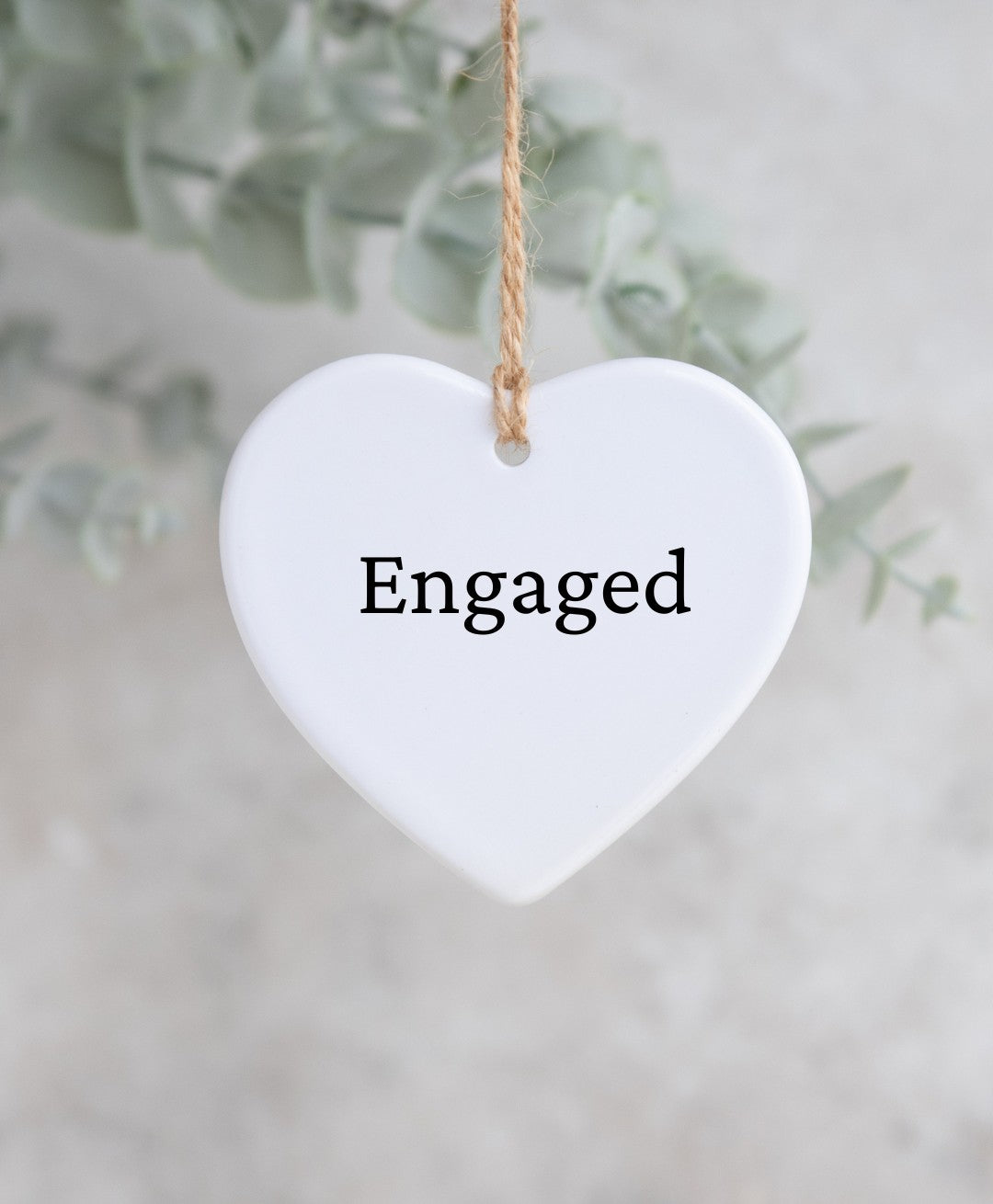 Engaged Keepsake Ornament
