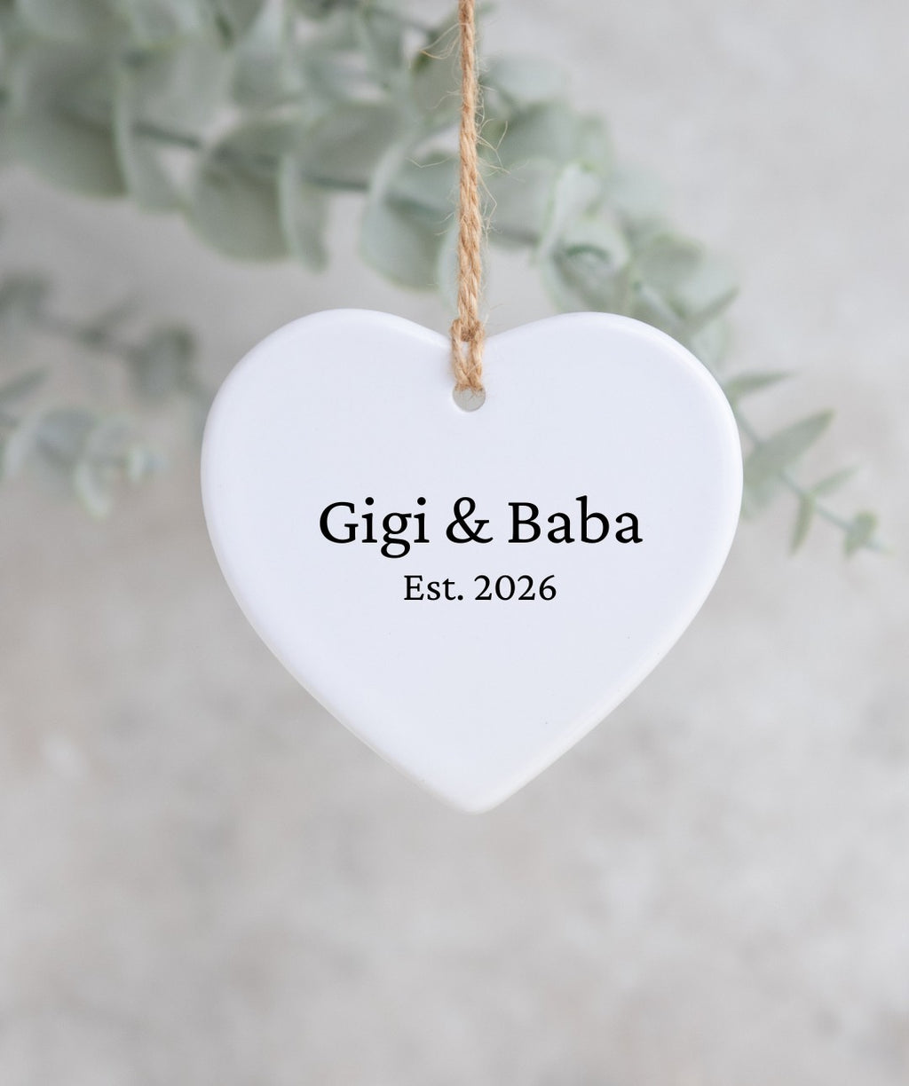 Gigi & Baba Keepsake Ornament
