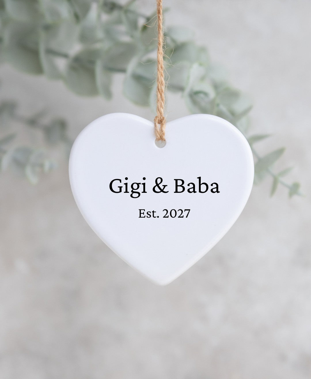Gigi & Baba Keepsake Ornament