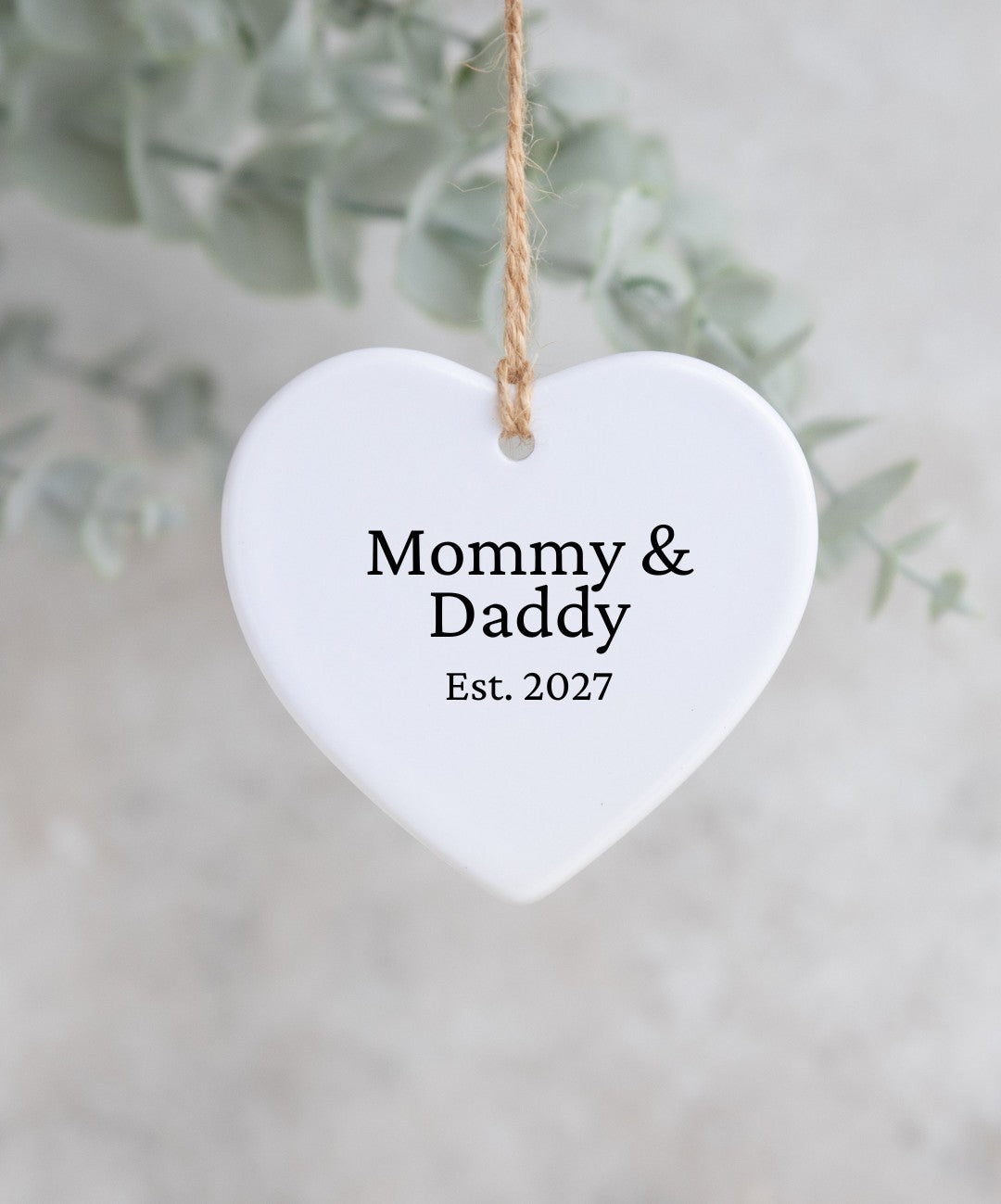 Mommy & Daddy Keepsake Ornament
