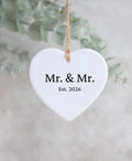 Mr. & Mr. Keepsake Ornament