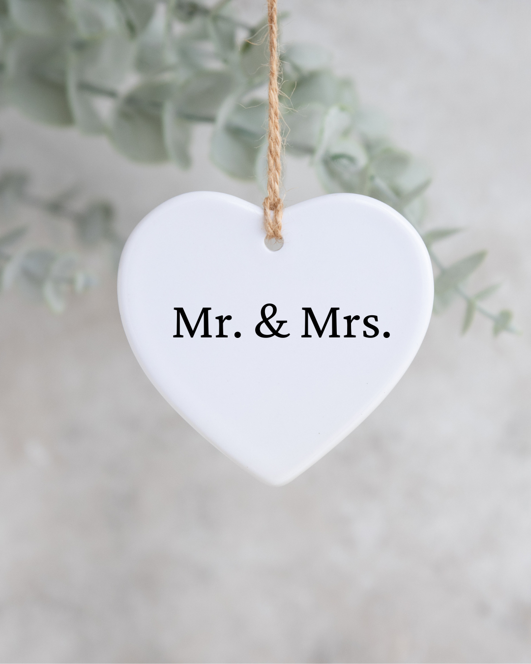 Mr. & Mrs. Keepsake Ornament