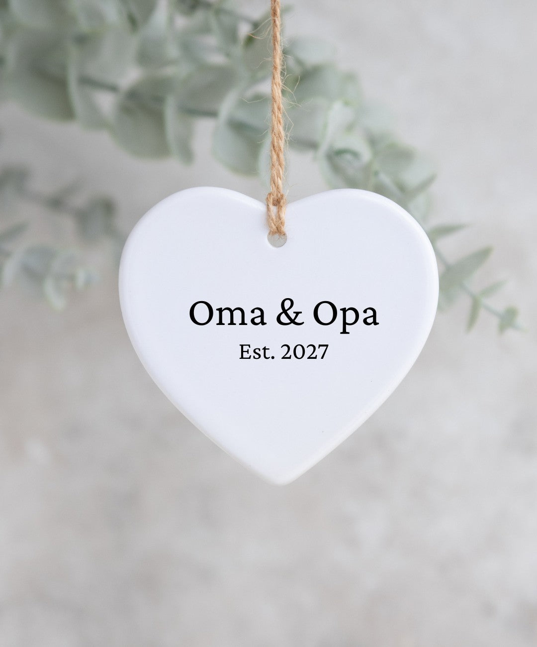 Oma & Opa Keepsake Ornament
